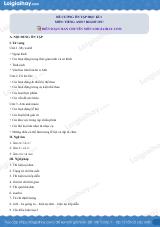 Đề cương ôn tập HK1 tiếng Anh 7 right on có đáp án